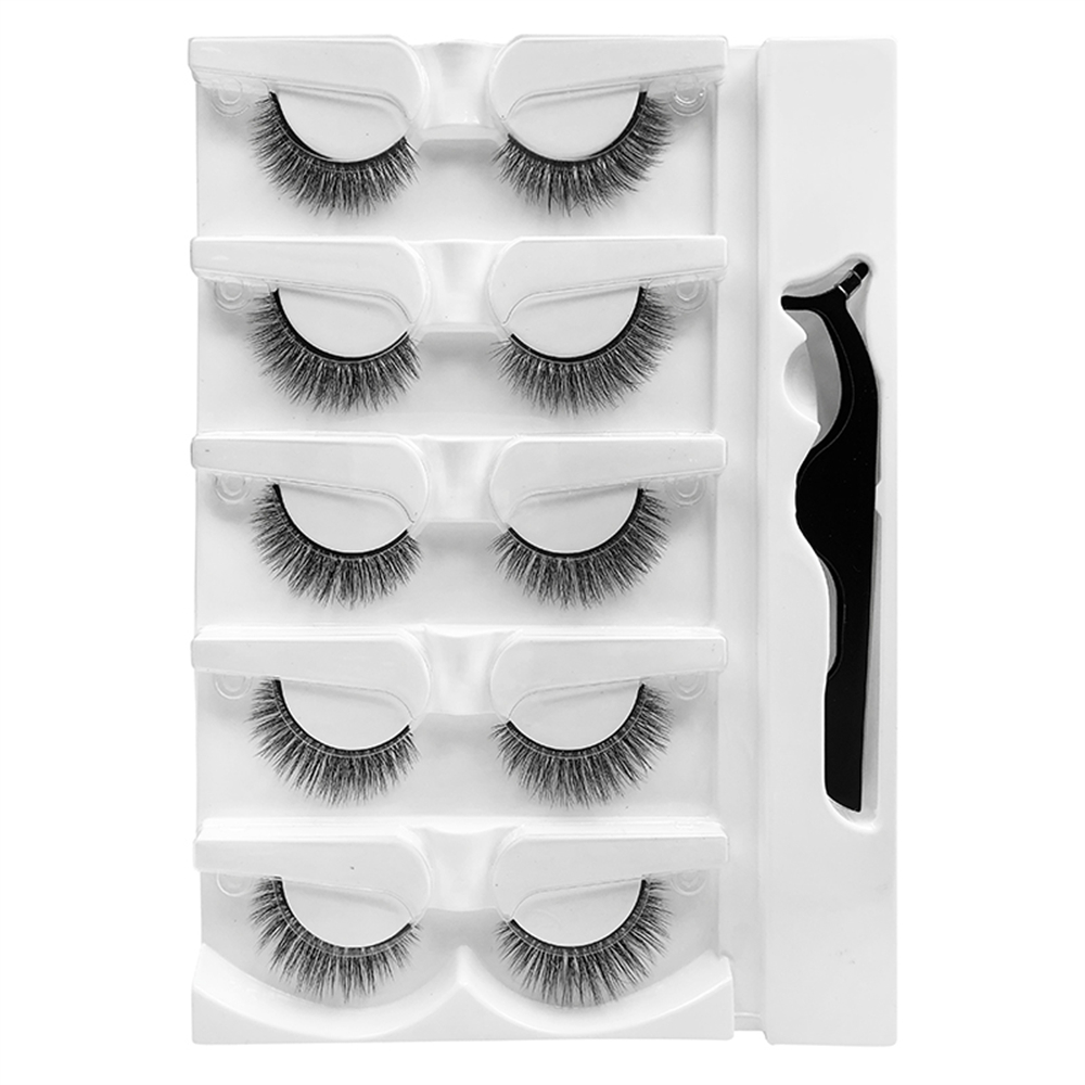 Sensitive Lash Glue - 5 PARES de pestañas postizas sin