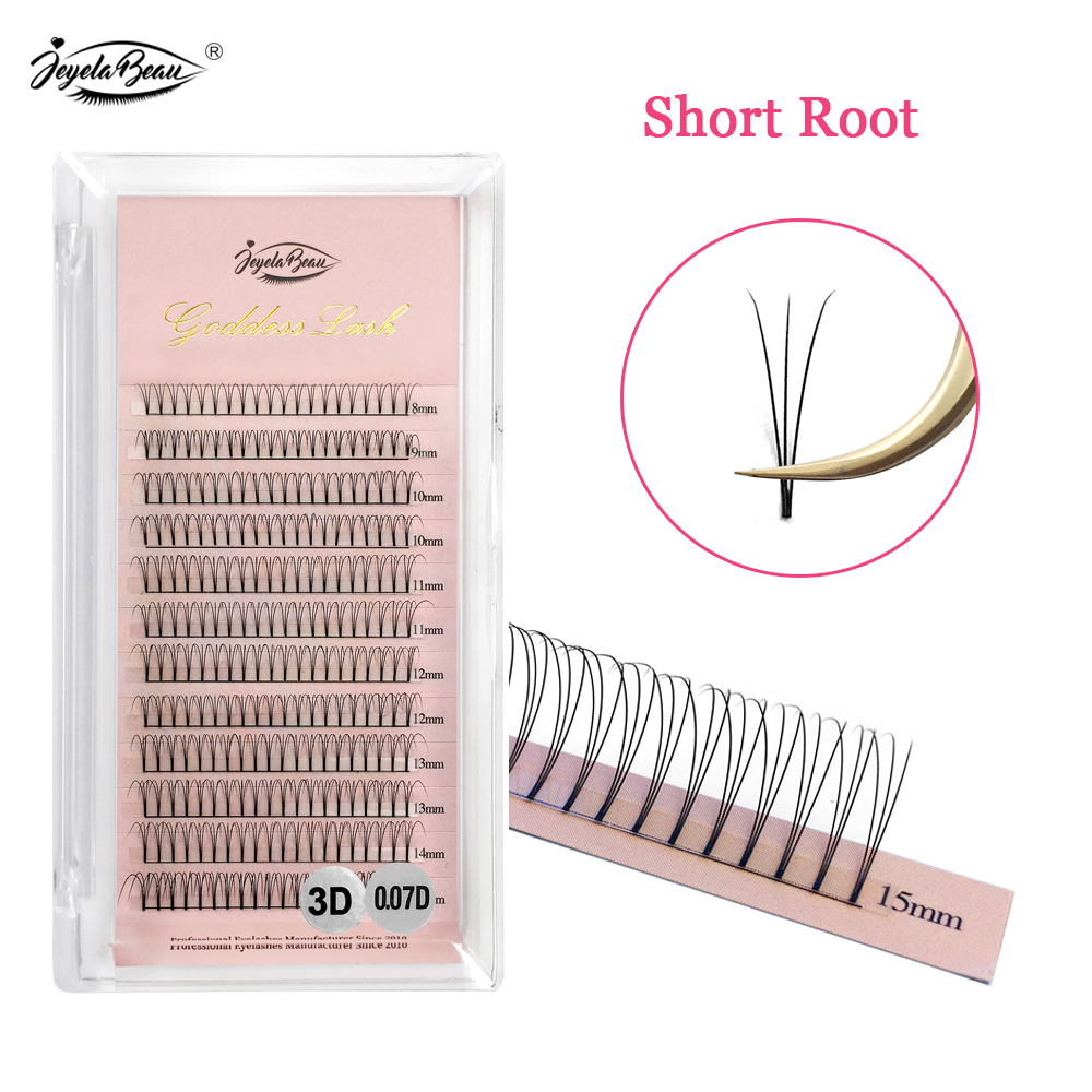 Eyelash Extension Russian Volume - Extensiones de pestañas de abanico prefabricadas