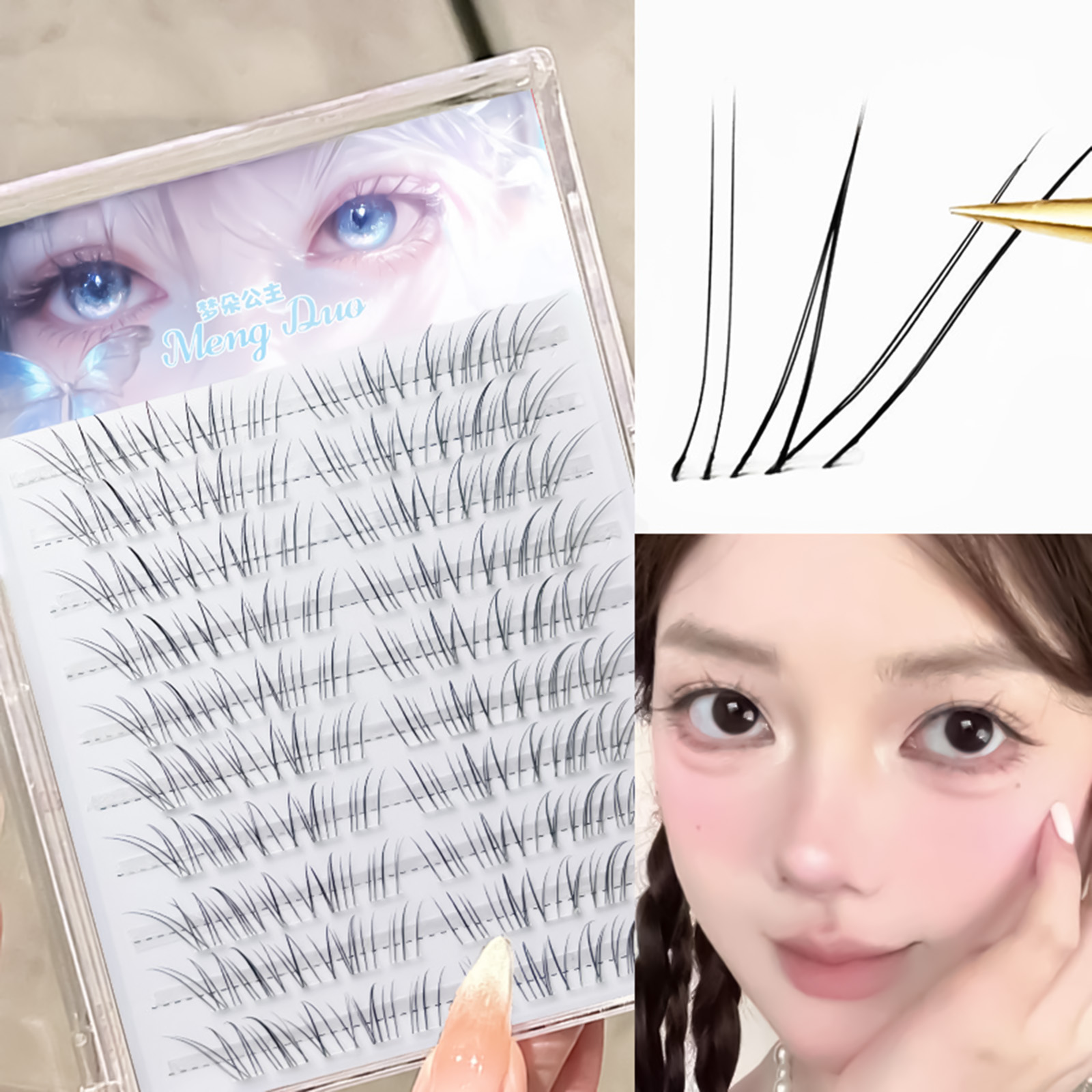 Eyelash Extension Volume Styles - Pestañas postizas de estilo coreano, estilo
