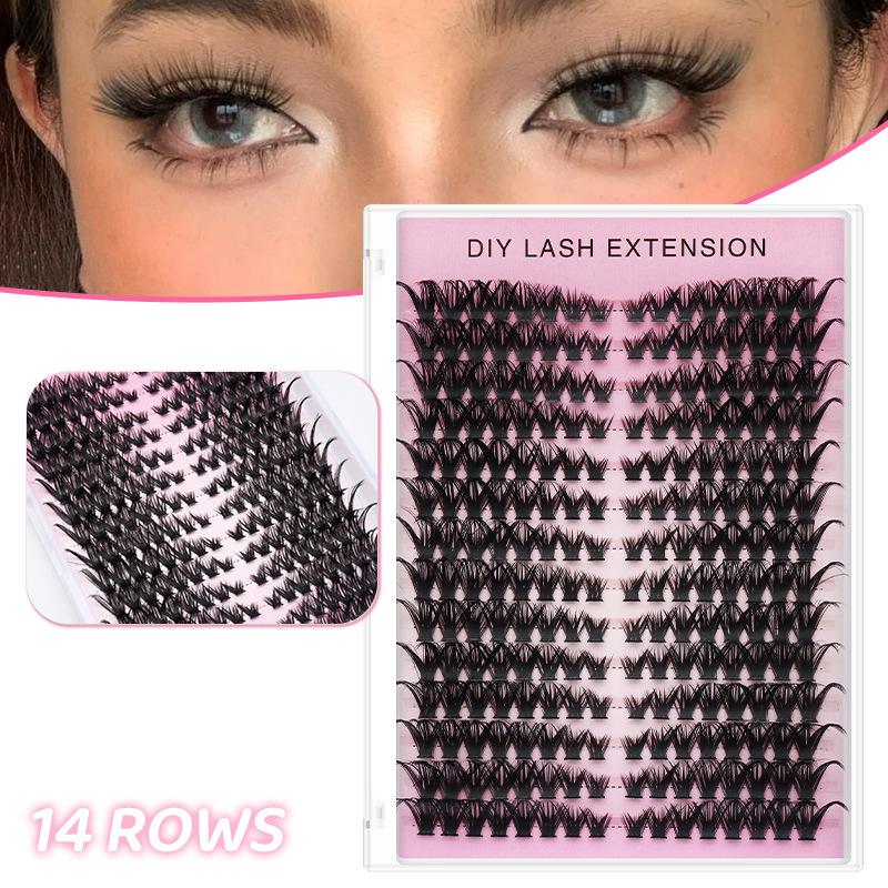 Eyelash Extension Look - 20 Piezas de Extensiones de Pestañas