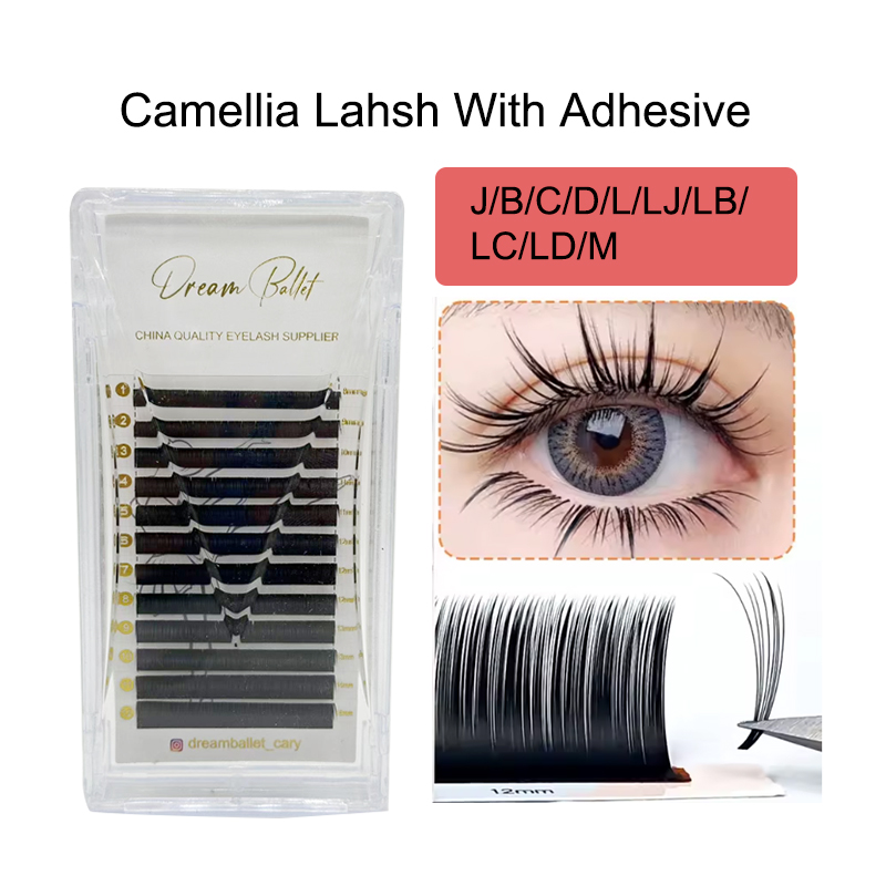 Eyelash Extension Russian Volume - Pestañas Dream Ballet Camellia con Adhesivo