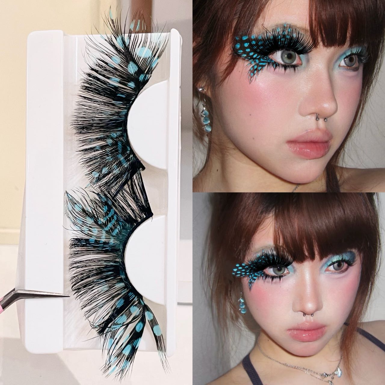 Eyelash Extension Douyin - Pestañas Postizas Doudoutian Butterfly Cluster, Suaves,