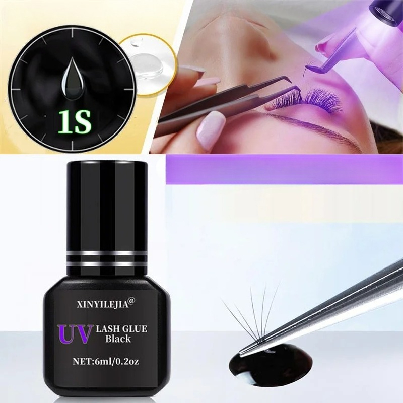 Sensitive Lash Glue - Nueva pegamento UV para pestañas, 6ml,