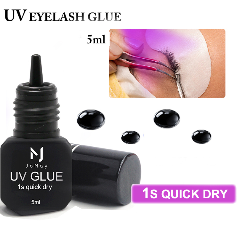 Sensitive Lash Glue - Pegamento para pestañas, pegamento UV negro,