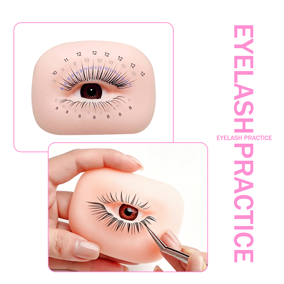 Eyelash Extension Model - Maniquí de Práctica para Extensión de