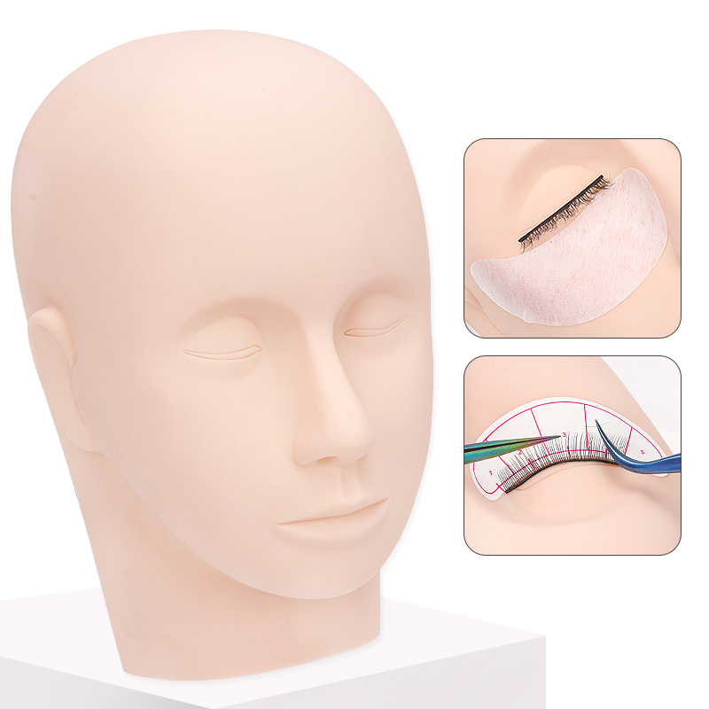 Eyelash Extension Model - 1 pieza de cabeza de maniquí
