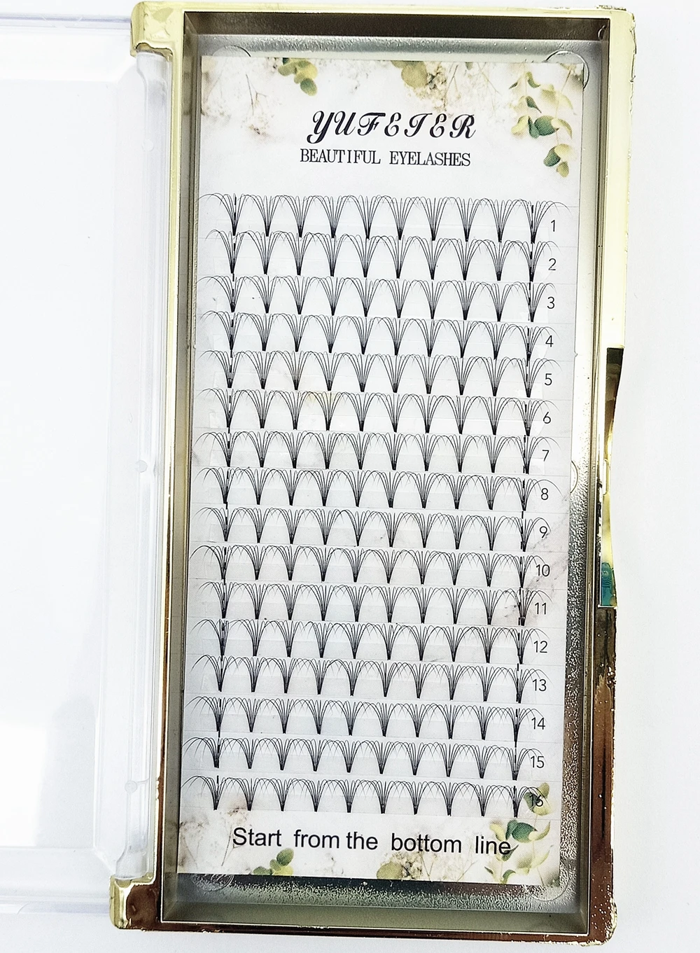 Eyelash Extension Russian Volume - HBZGTLAD 16 Líneas de Pestañas de
