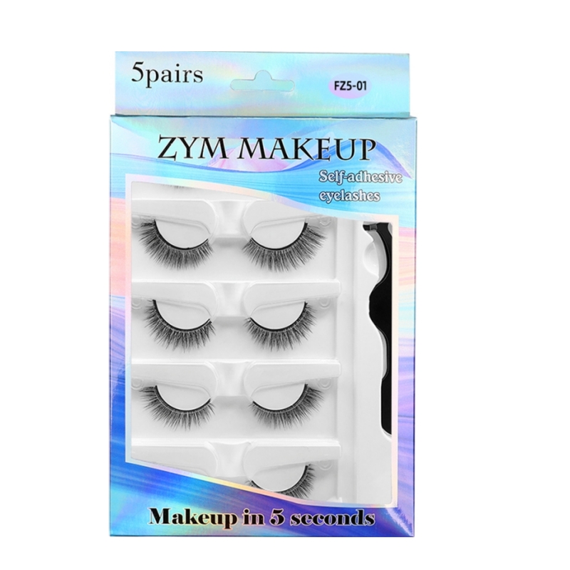 5 PARES de pestañas postizas s - Sensitive Lash Glue reseña y precio