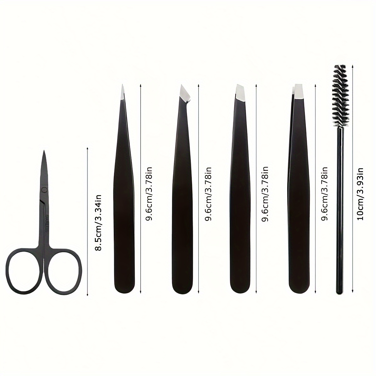 Juego de 6 Pinzas para Cejas c - Lash Primer Cleanser reseña y precio