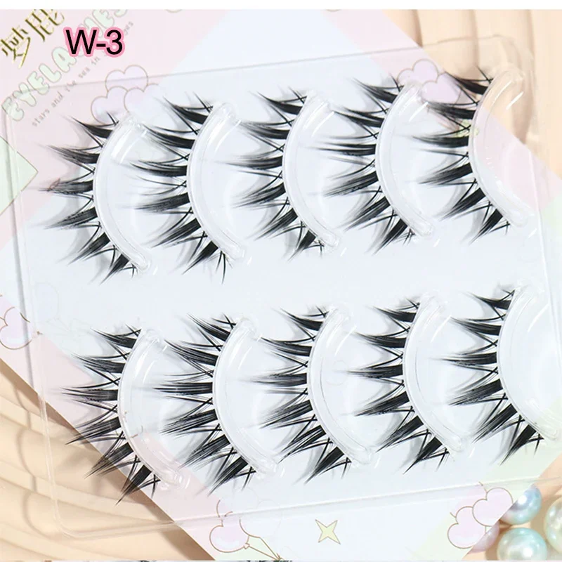 5 pares de pestañas postizas e - Eyelash Extension Douyin reseña y precio