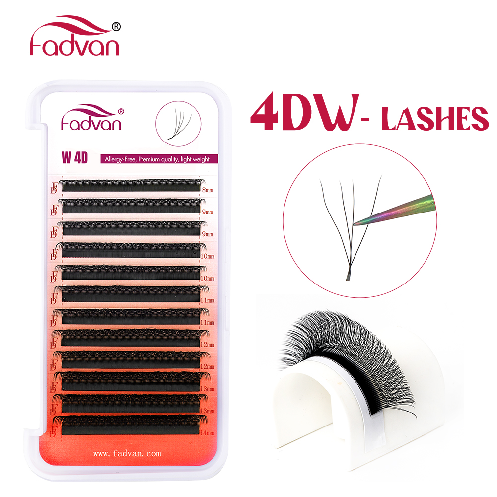 FADVAN 4D W forma prefabricada - Eyelash Extension Volume Styles reseña y precio