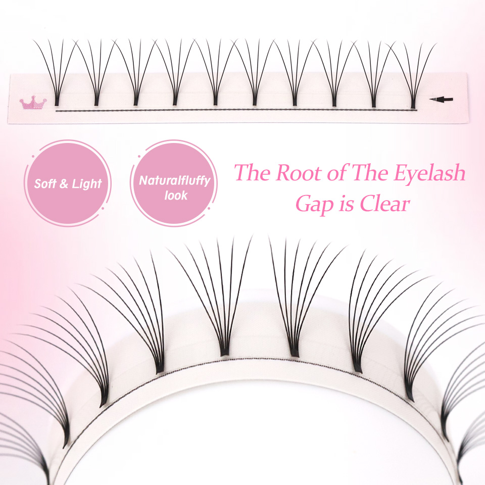 AGUUD suave Natural prefabrica - Eyelash Extension Russian Volume reseña y precio