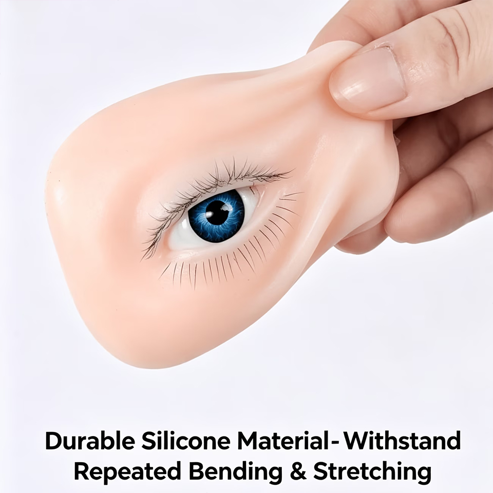 Modelo de Ojo de Silicona de 3 - Eyelash Extension Model reseña y precio