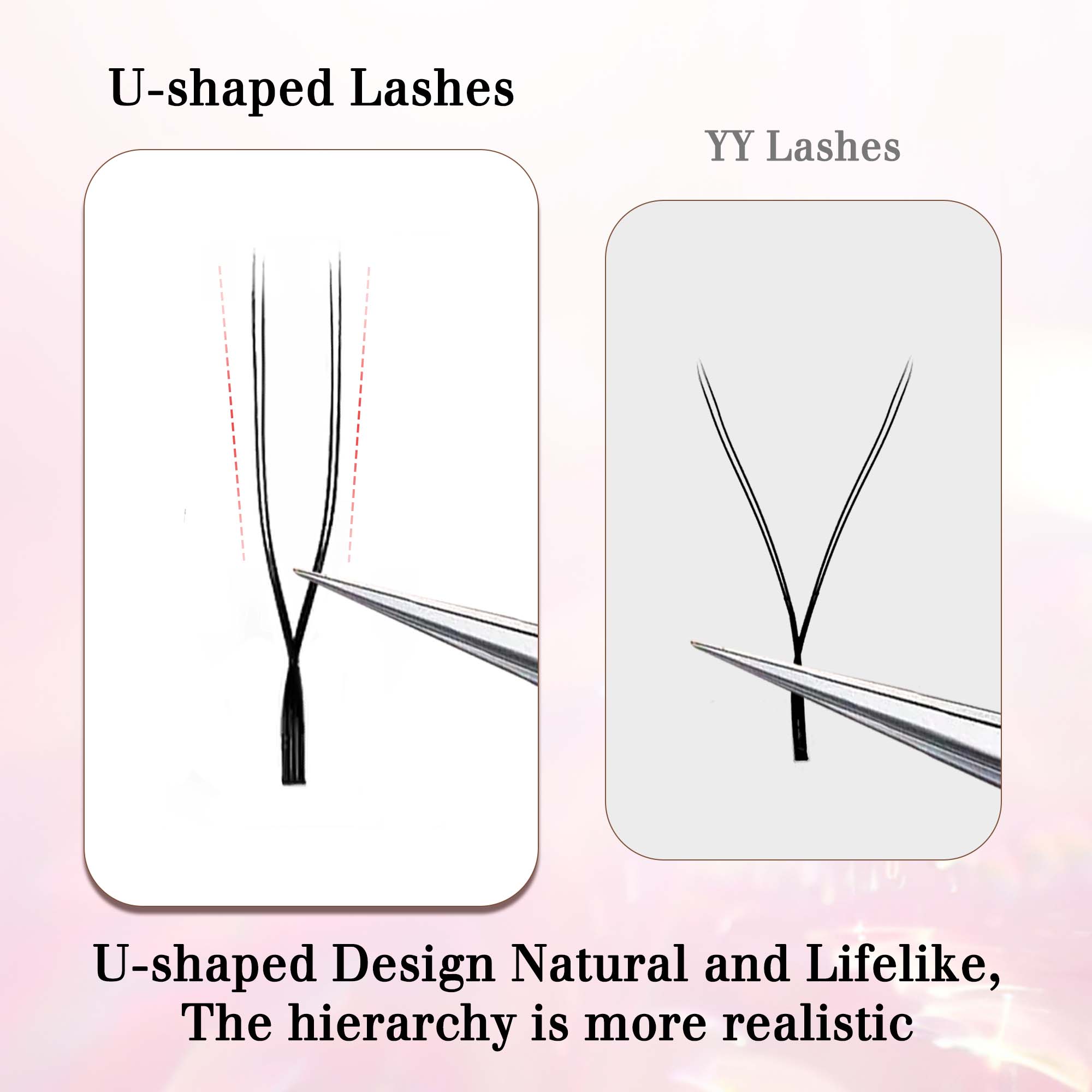CoMango U en forma de flor pes - Eyelash Extension Volume Styles reseña y precio