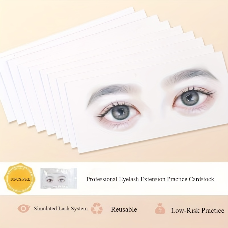 Tarjetas de mapeo de pestañas  - Eyelash Extension Model reseña y precio