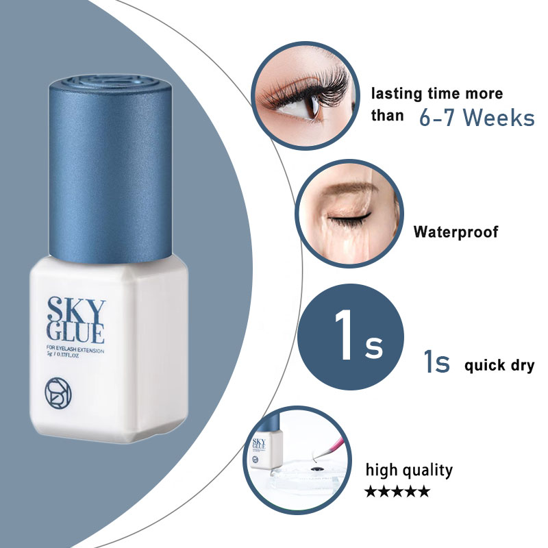 10 botellas de pegamento SKY p - Eyelash Extension Korea reseña y precio