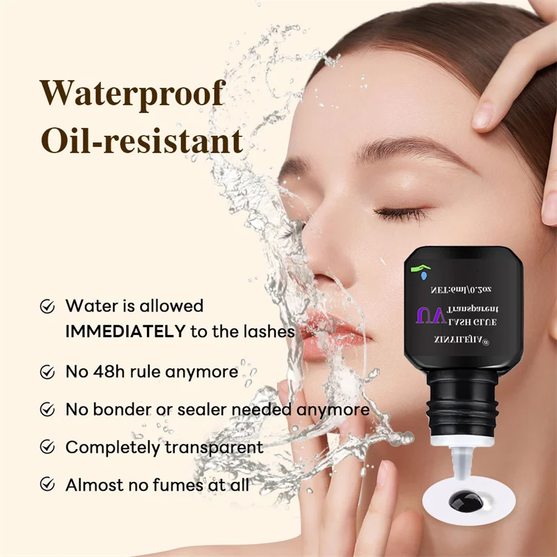 Nueva pegamento UV para pestañ - Sensitive Lash Glue reseña y precio