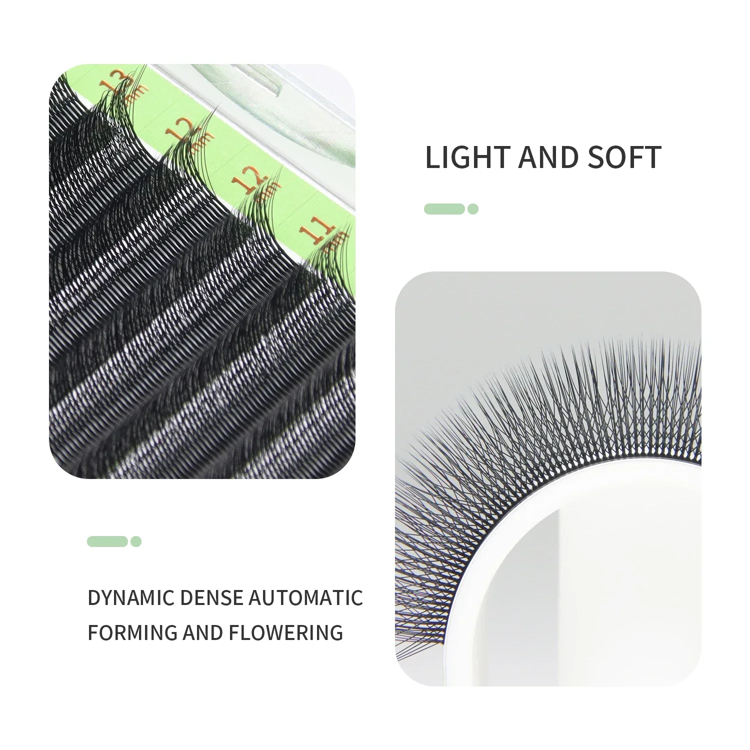 GLAMLASH 3D W extensión de pes - Eyelash Extension Volume Styles reseña y precio
