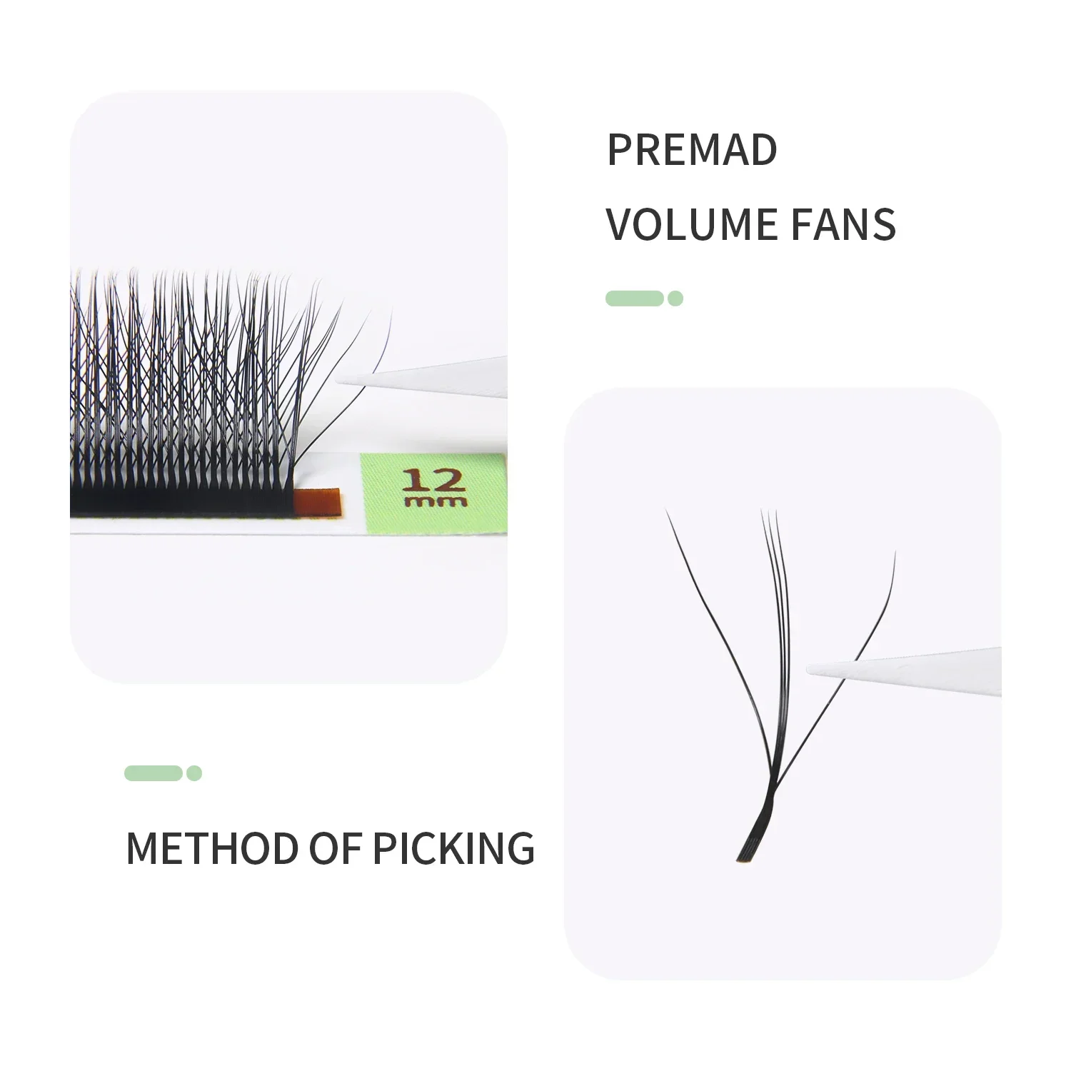 GLAMLASH 3D W extensión de pes - Eyelash Extension Volume Styles reseña y precio