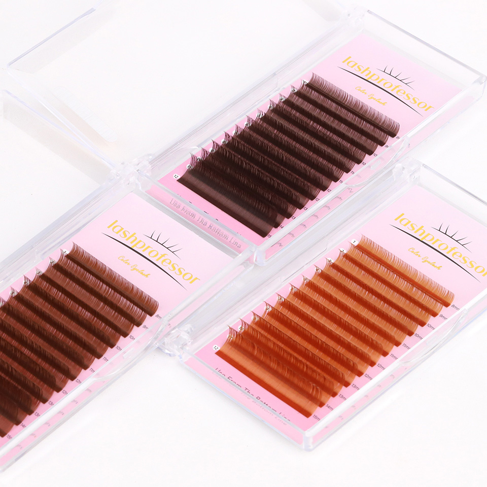 Extensión de pestañas marrón o - Eyelash Extension Russian Volume reseña y precio