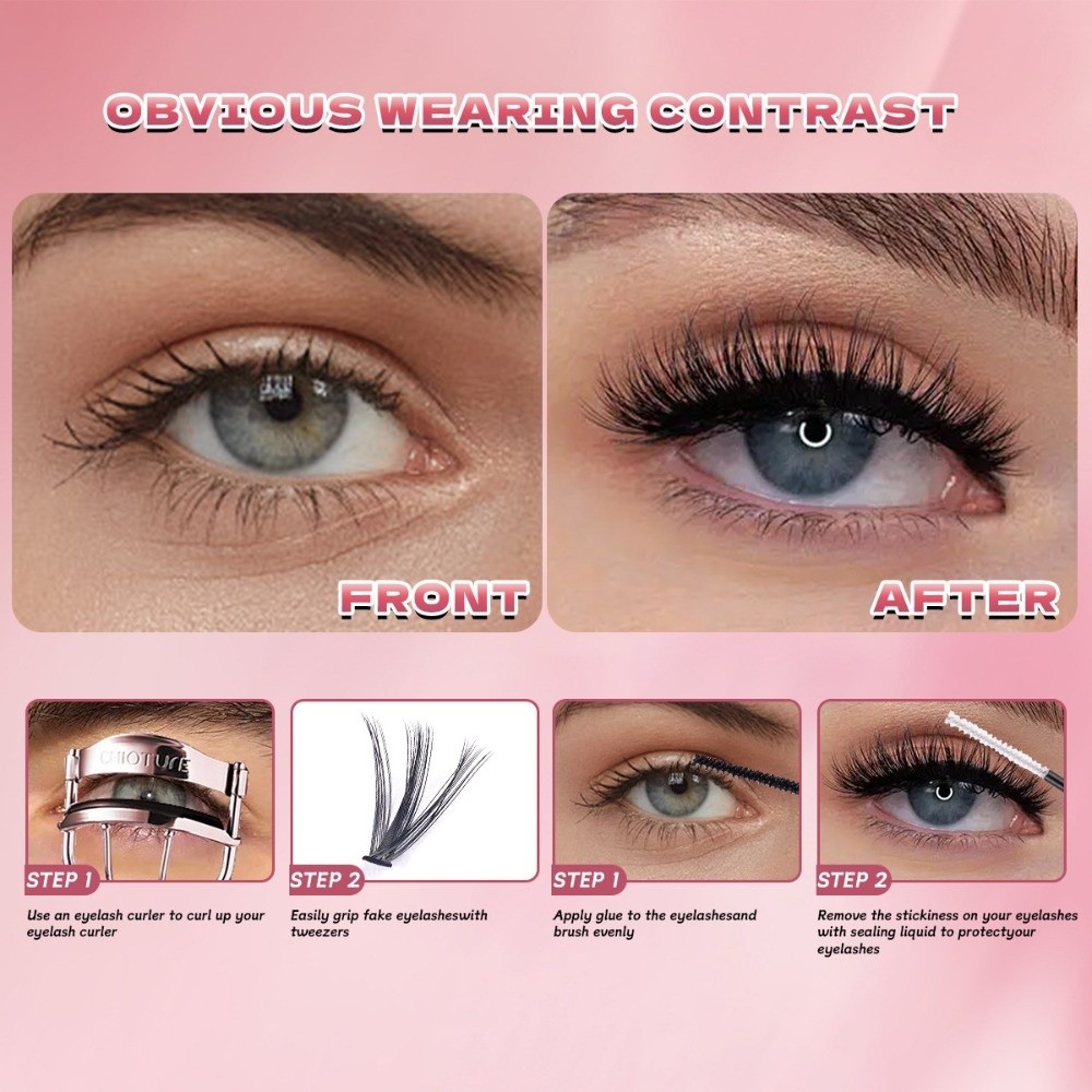 Pestañas Postizas de 8-16 mm d - Eyelash Extension Look reseña y precio
