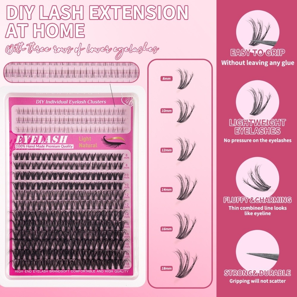 Pestañas Postizas de 8-18 mm d - Eyelash Extension Look reseña y precio
