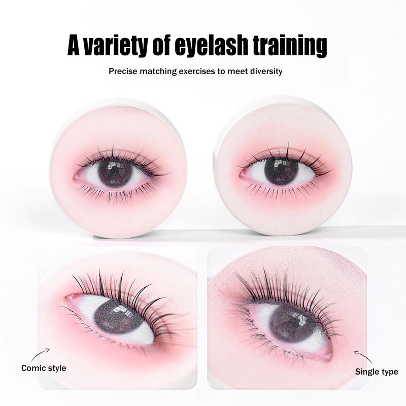 1/3/5 piezas Tabla de exhibici - Eyelash Extension Model reseña y precio
