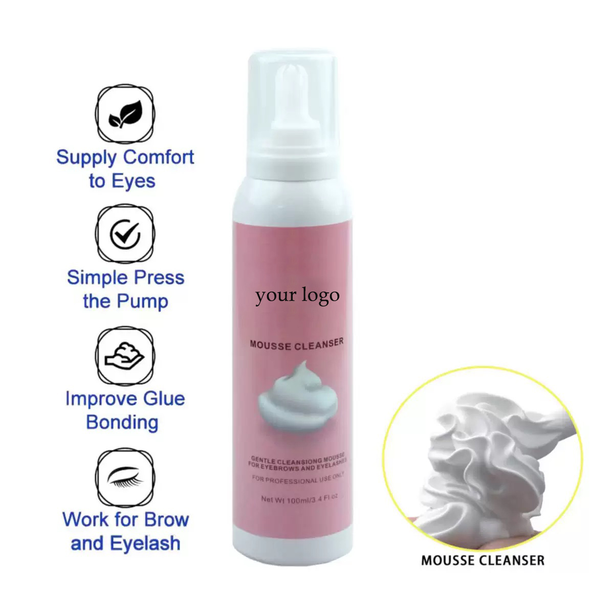 Champú para pestañas batido pe - Sensitive Lash Glue reseña y precio