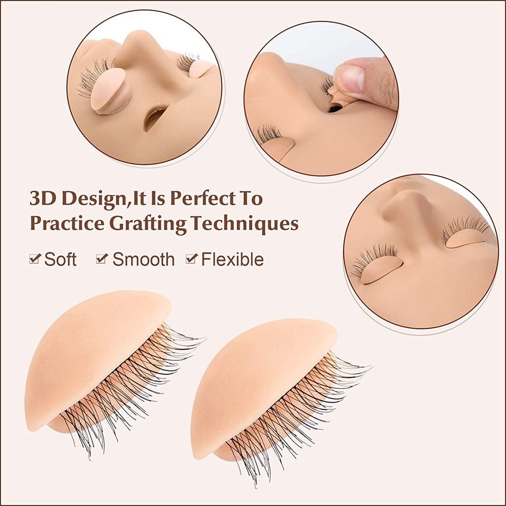 Cabeza de Práctica Multifuncio - Eyelash Extension Model reseña y precio