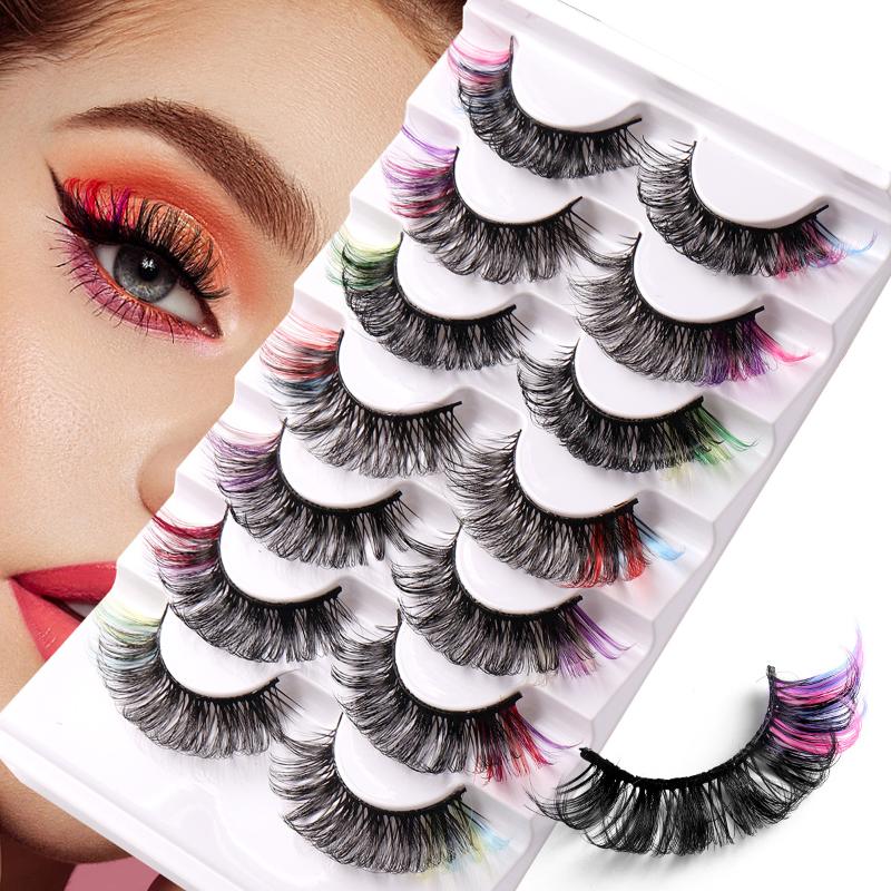 7 Pares de Pestañas Postizas C - Eyelash Extension Russian Volume reseña y precio