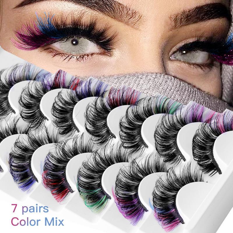 7 Pares de Pestañas Postizas C - Eyelash Extension Russian Volume reseña y precio
